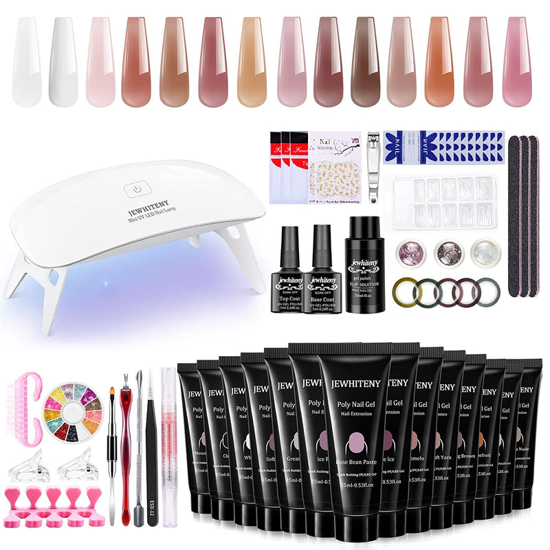 Kit de Uñas Polygel (14 Colores)