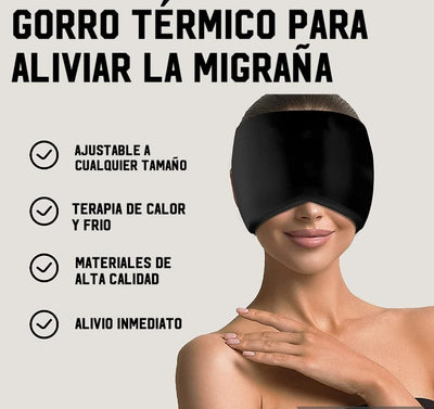 GORRO TÉRMICO DE GEL PARA MIGRAÑA